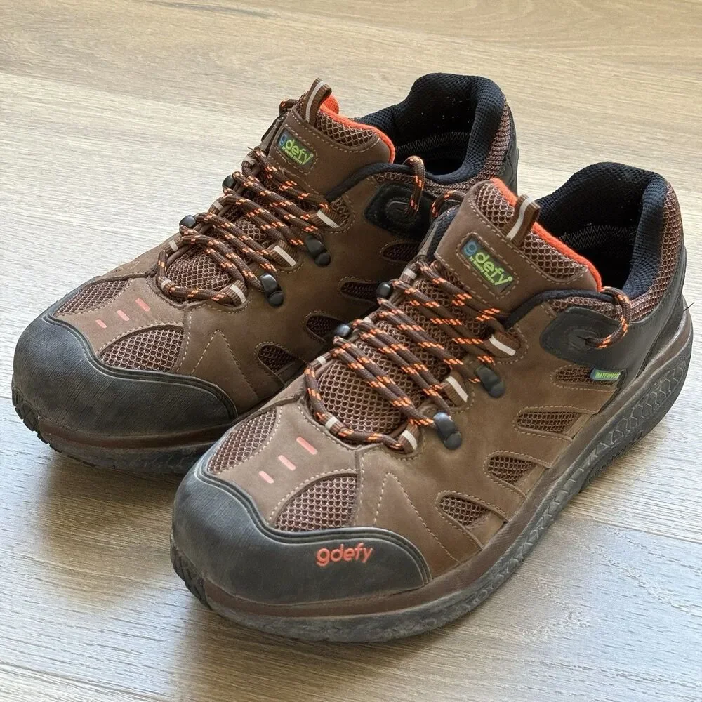 Gravity Defyer Shoes Men 12 Gdefy Stride Lane Hiking Waterproof Plantar Support